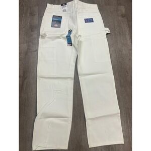 Dickies Sherwin Williams White Relaxed Fit Utility Painter Pants 34x32 New
